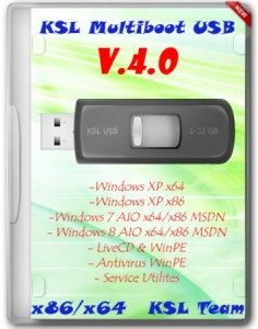 KSL Multiboot USB 4.0 [x86/x64] [2014.1] [Multi/Ru]
