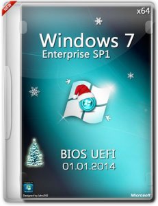 Microsoft Windows 7 Enterprise SP1 x64 RU UEFI 2014 by Lopatkin (2013) Русский