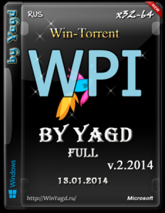 WPI by Yagd Full (Yagd BS Post Installer v.2.2014) (x86 / x64) (13.01.2014) Русский