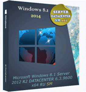 Microsoft Windows 8.1 Server 2012 R2 DATACENTER 6.3.9600 x64 RU 2014 SM by Lopatkin (2014) Русский