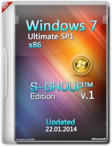 Windows 7 SP1 Ultimate S-GROUP™ Edition v1 (x86) (2014) Русский