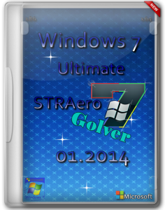 Windows 7 Ultimate SP1 STRAero Golver v.01.2014 (32bit+64bit) (2014) Русский