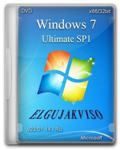 Windows 7 Ultimate SP1 Elgujakviso Edition v23.01.14 (x86) (2014) Русский