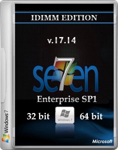 Windows 7 Enterprise SP1 IDimm Edition v.17.14 (x86/x64) (2014) Русский