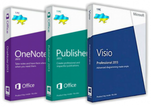 Microsoft Publisher/OneNote/Visio 2013 Professional RePack by D!akov (32bit+64bit) (2014) (Ukr)