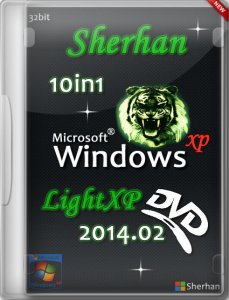 Windows XP SP3 10in1 Sherhan LightXP 2014.02 (x86) (2014) [RUS]