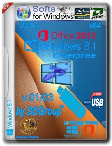 Windows 8.1 Enterprise&Office 2013 Pro vl x64 [v.01.03]by DDGroup™[Ru]