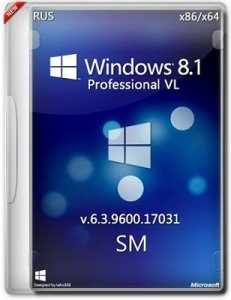 Microsoft Windows 8.1 Pro VL 6.3.9600.17031 х86-x64 RU SM by Lopatkin (2014) Русский