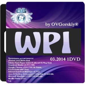 WPI by OVGorskiy 03.2014 1DVD (x86/x64/ML/RUS)