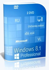Microsoft® Windows® 8.1 Professional Spring 2014 Update VL by OVGorskiy® 2DVD (03.2014) (x86-x64) [Ru]
