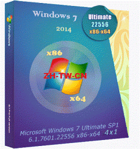 Microsoft Windows 7 Ultimate SP1 6.1.7601.22556 х86-x64 zh-tw-CN sm 4x1 by Lopatkin (2014) Китайский tw, Китайский CN