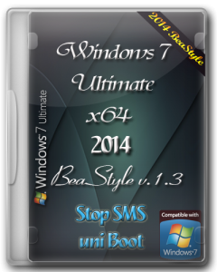 Windows 7 Ultimate BeaStyle v.1.3 (x64) (2014) [Ru]