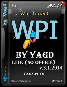 WPI by Yagd Lite v.3.1 (Yagd BS Post Installer v.3.1.2014) (x86 / x64) (19.03.2014) [Rus]