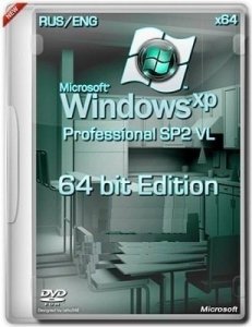 Microsoft Windows XP Professional x64 Edition SP2 VL RU 2014 by Lopatkin (2014) Русский + Английский