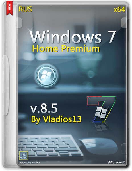 Windows 7 SP1 Home Premium x64 [v8.5] by vladios13 [RU]