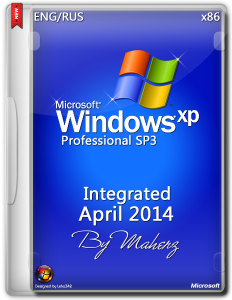 Windows XP Pro SP3 Integrated April 2014 By Maherz (x86) (ENG/RUS)