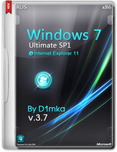 Windows 7 Ultimate SP1 by D1mka v3.7 (x86) (2014) [RUS]