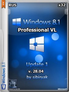Windows 8.1 Professional VL Update 1 by sibiryak v.28.04 (х32) (2014) [RUS]