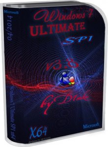Windows 7 Ultimate SP1 by D1mka v3.8 (x64) (2014) [Rus]