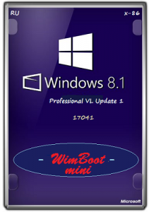 Microsoft Windows 8.1.17041 Pro VL Update 1 x86 RU WIMBoot mini by Lopatkin (2014) Русский