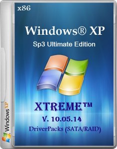 Windows® XP Sp3 XTreme™ Ultimate Edition 10.05.14 (Май 2014 г.) + DriverPacks (SATA/RAID)