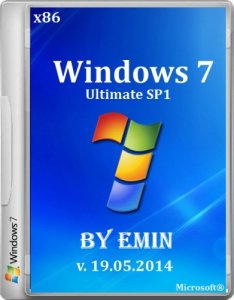 Windows 7 Ultimate SP1 by EmiN (x86) (2014) [Rus]