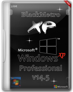 Windows XP SP3 BlackMetro v14.5 (x86) (2014) [Rus]