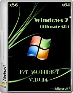 Windows 7 Ultimate SP1 v.19.14 by zondey (x86-x64) (2014) [Rus]