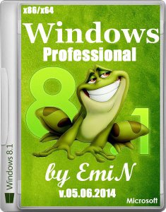 Windows 8.1 Professional by EmiN (x86-x64) (2014) [Rus]