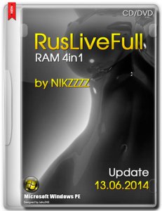 RusLiveFull RAM 4in1 by NIKZZZZ CD/DVD (13.06.2014)[Ru/En]