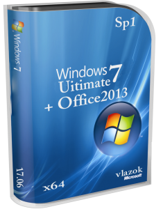 Windows 7 Ultimate Sp1 + Office2013 17.2014 by vlazok (x64) (2014) [Rus]