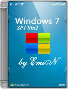 Windows 7 SP1 9in2 by EmiN (x86-x64) (2014) [Rus]