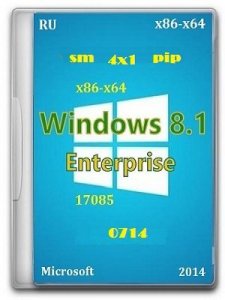 Microsoft Windows 8.1 Enterprise 17085 x86-x64 RU 4x1 0714 by Lopatkin (2014) Русский