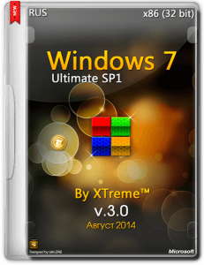 Windows 7 Ultimate SP1 XTreme™ v.3.0 (x86) (2014) [Rus]