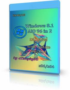 Windows 8.1 AIO 96in2 With Update September 2014 by Murphy78 (x86-x64) (2014) [Rus]