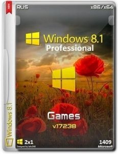Microsoft Windows 8.1 Pro VL 17238 x86-x64 RU Games 1409 by Lopatkin (2014) Русский