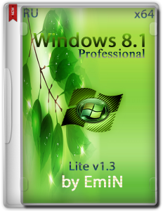 Windows 8.1 Pro AERO Lite v1.3 by EmiN (x64) (2014) [Rus]