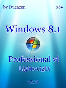 Windows 8.1 Professional vl Lightweight v.2.14 by Ducazen (x64) (2014) [Rus]