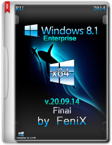 Windows 8.1 Enterprise Final by Fenix v.6.3.9600.17196 (x64) (2014) [Rus]