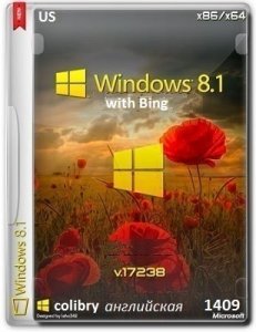Microsoft Windows 8.1 with Bing 17238 x86-x64 US COLIBRY 1409 by Lopatkin (2014) Английский