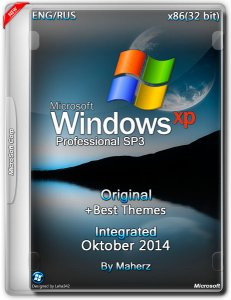 Windows XP Pro SP3 Integrated Oktober By Maherz (2014) (x86) [ENG/RUS]