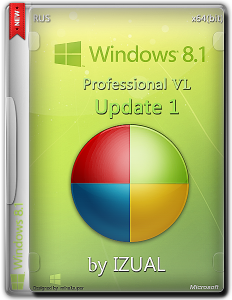 Windows 8.1 Professional Vl With Update by IZUAL v30.10.14 (x64) (2014) [Rus]