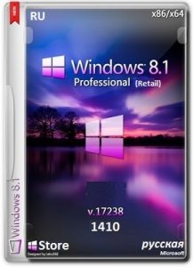 Microsoft Windows 8.1 Pro (Retail) 17238 x86-x64 RU Store 1410 by Lopatkin (2014) Русский