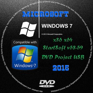 Windows 7 SP1 by StartSoft 58-59-2014 (x86/x64) (2014) [Rus]