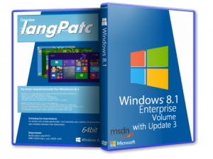 Windows 8.1 with Update 3 Enterprise Volume (64bit) [Eng] + langPatch (15.12.2014) [Multi]