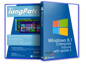Windows 8.1 with Update 3 Enterprise Volume (32bit) [Eng] + langPatch (15.12.2014) [Multi]