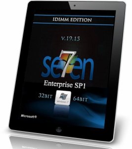 Windows 7 Enterprise SP1 IDimm Edition v.19.15 (x86/x64)(2015)[Ru]