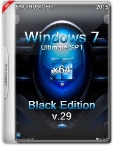 Windows 7 Ultimate SP1 Black Edition by Remaster OS v.29 (x64) (2015) [ENG/RUS/GER]