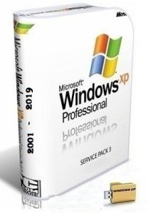 Microsoft Windows XP Professional 32 bit SP3 VL RU 150225 PosReady to 2019 by Lopatkin (2015) Русский