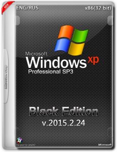 Windows XP Pro SP3 Black Edition by Zone54-LuxLOL v.2015.2.24 (х86) (2015) [ENG/RUS]